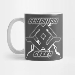 Generation Geek Ghosted Dub-G with text & bolt! Mug